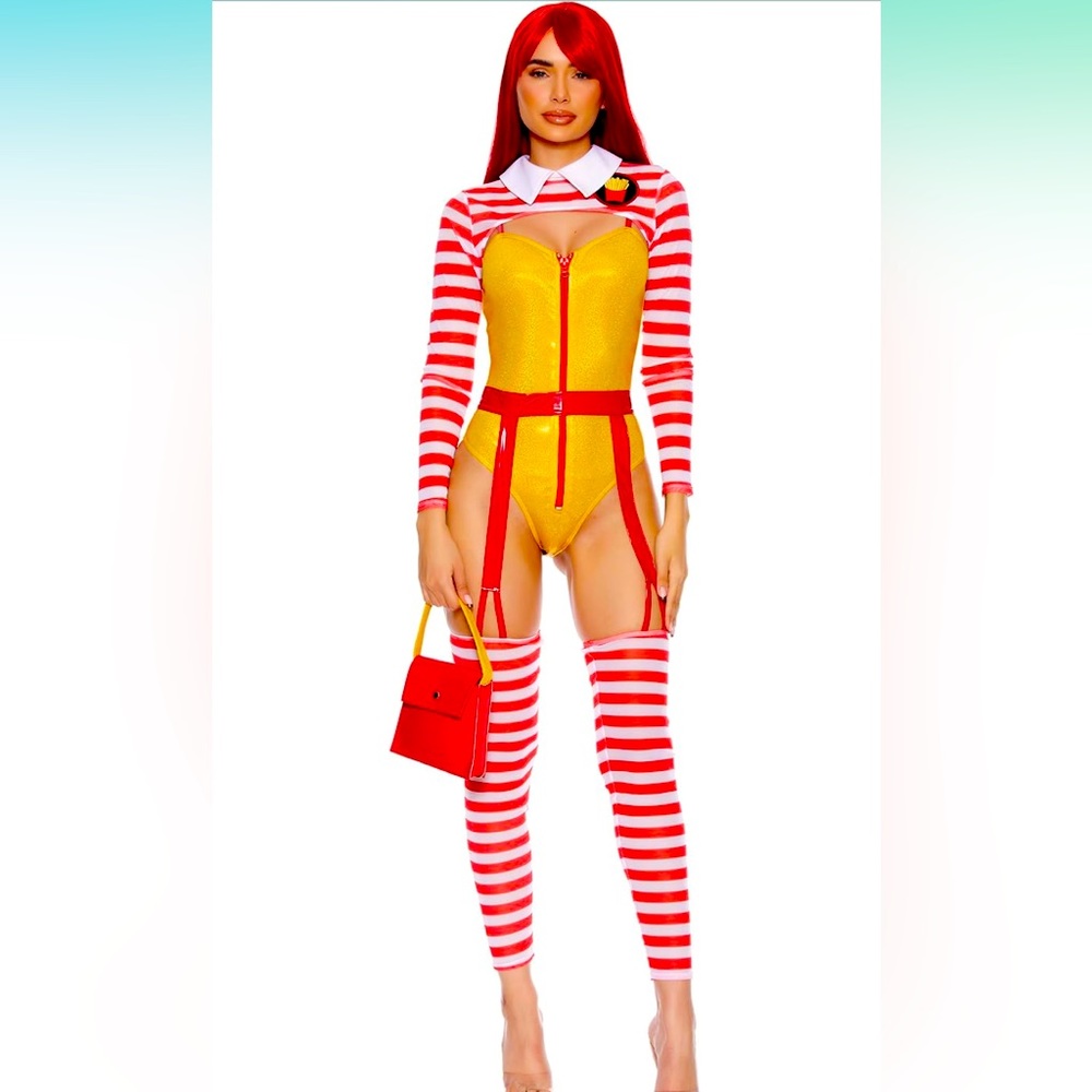 Fast Food Worker Costume
